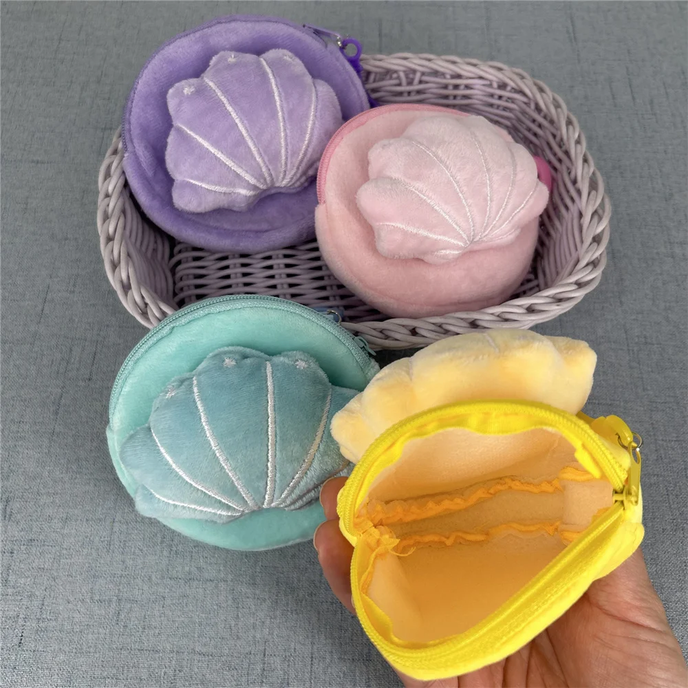 4 ألوان، 10 سم حقيبة عملات قطيفة صغيرة، محفظة جيب للعملات المعدنية