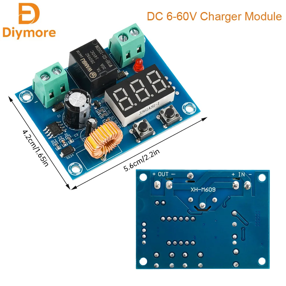 XH-M609 DC6-60V Charger Module Voltage Battery OverDischarge Protection Precise Undervoltage Board  Charging Board