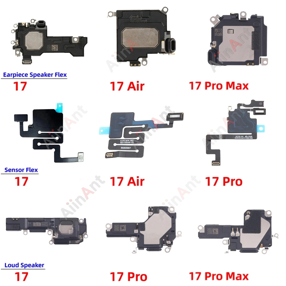 Câble flexible haut-parleur et capteur de proximité supérieur OEM pour iPhone 17 Pro Max Air