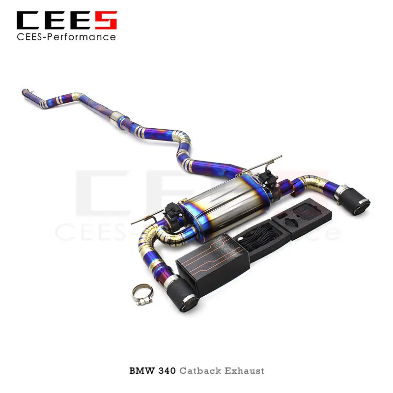 

CEES Tuning Catback Exhaust for BMW 340/340i 2.0T 2016-2023 Tuning Performance Exhaust Pipe System Valve Muffler Escape