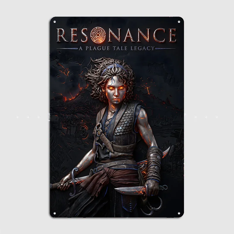 Resonance A Plague Tale Legacy Poster Metal Sign Pub Vintage Custom Bedroom Indoor Home Wall Decor Posters Room Decoration