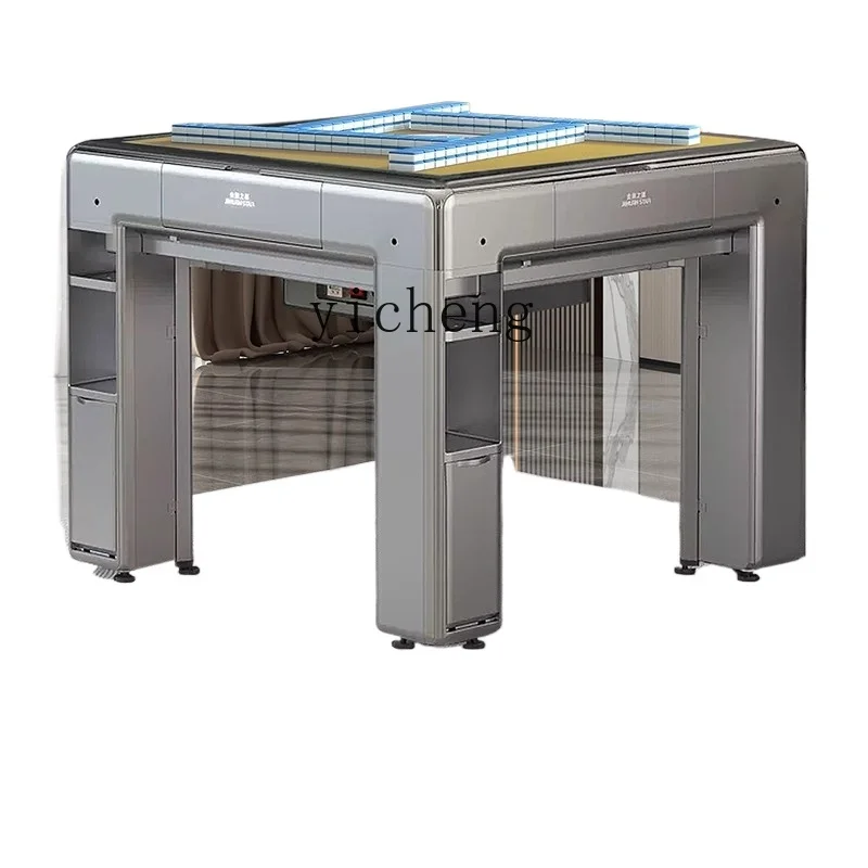 TQH mahjong machine household automatic bass light luxury high-end commercial mahjong table dining table dual-purpose