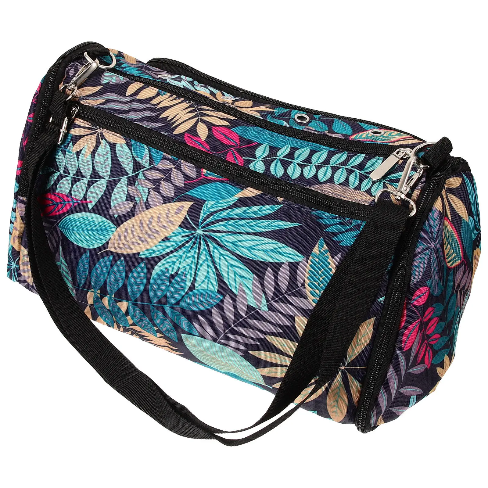 

Crochet Hook Bag Oxford Cloth Portable Knitting Tools Organizer Compact Lightweight Double Layer Zipper Storage for Hooks