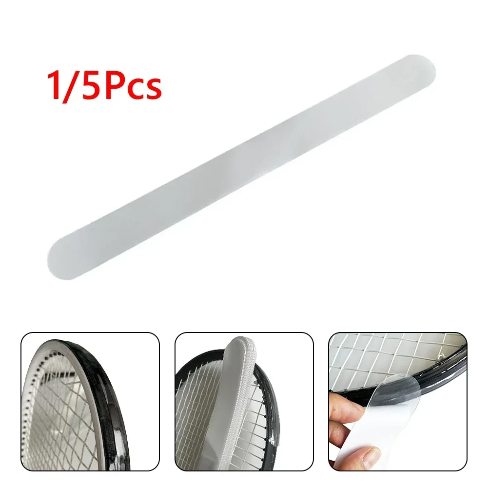 

1/5 шт. прозрачная наклейка на голову ракетки для бадминтона/тенниса, невидимая защитная наклейка для ракетки, базовая пленка для ракетки, антипригарная базовая пленка