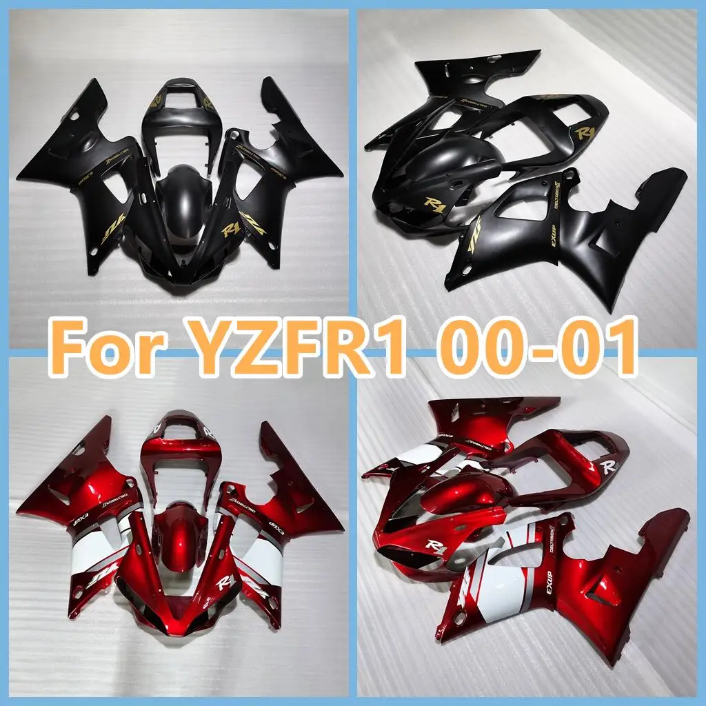 Motorcycle Lucky Strike Bodywork for YAMAHA 2000 2001 YZFR1 YZF1000 R1 01 00 YZF R1 1000CC Road Racing Body Rebuild Fairing Kit