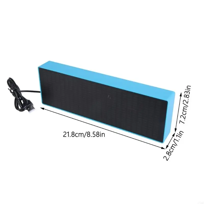 Analisadores captadores sensores voz usuários USB com exibição espectro música relógio