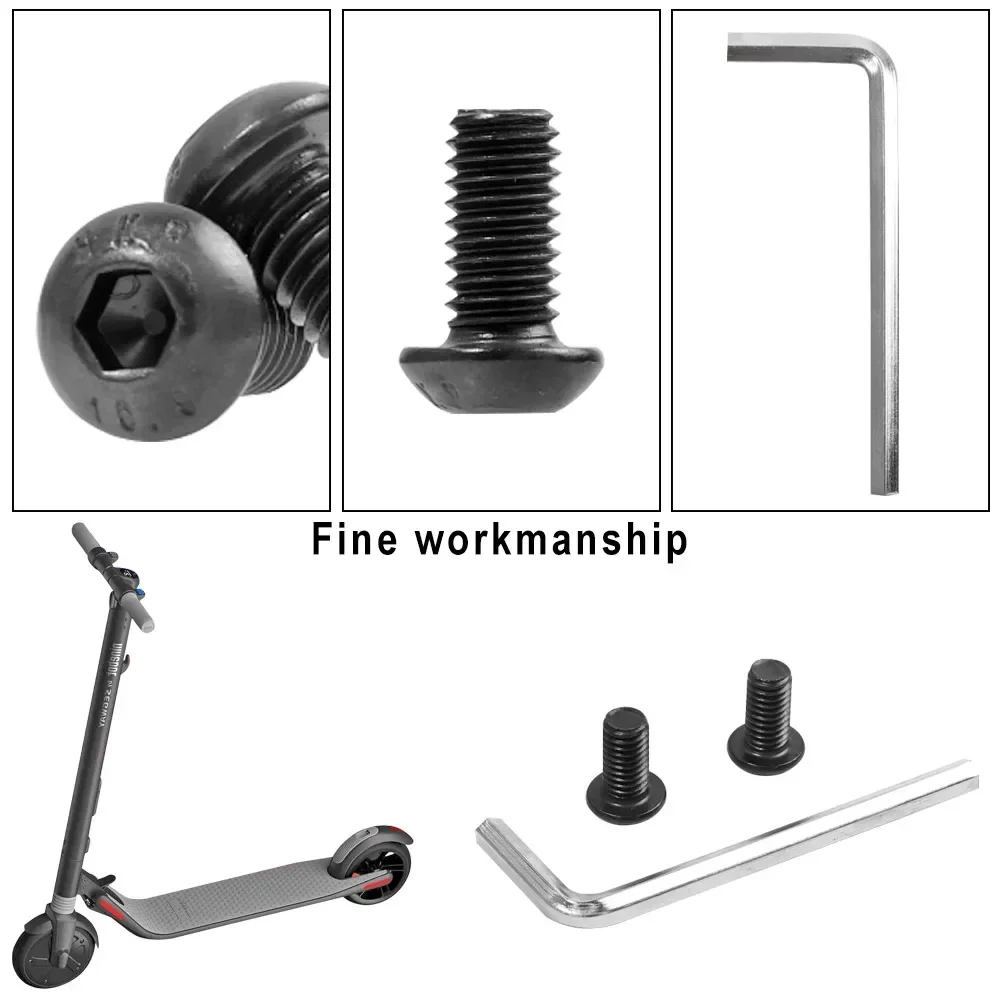 Batterie Kabine Befestigungsabdeckung Schloss Schraube für Segway Ninebot Es1 Es2 Es3 Es4 Elektroroller Pole Base Montage Anschlussteile – Detail 4
