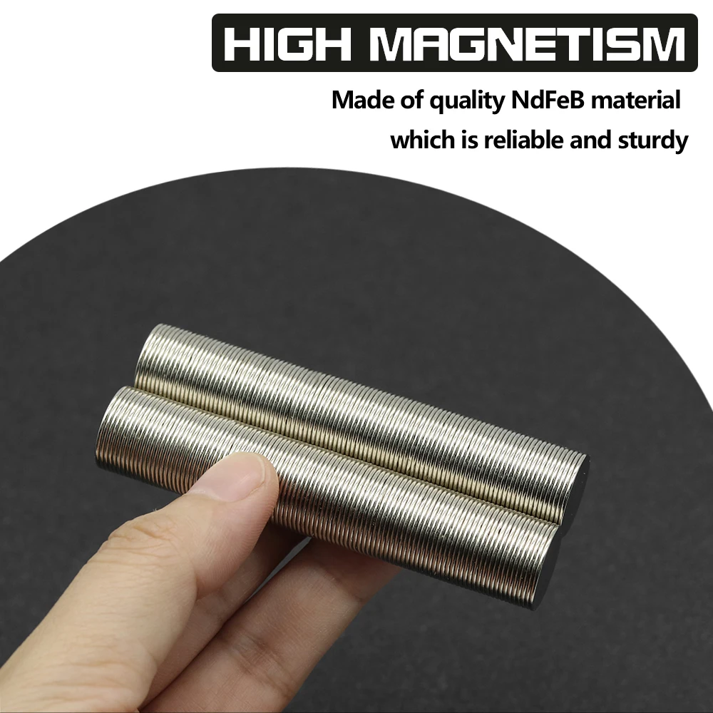 15x1mm N35 NdFeB Round Neodymium Magnet Super Strong Permanent Powerful Magnets Refrigerator DIY Craft Multi‑Purpose Magnetic