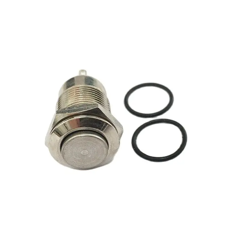 

2pcs 12mm Waterproof Auto Metal Power Push Button Switch On-off Key