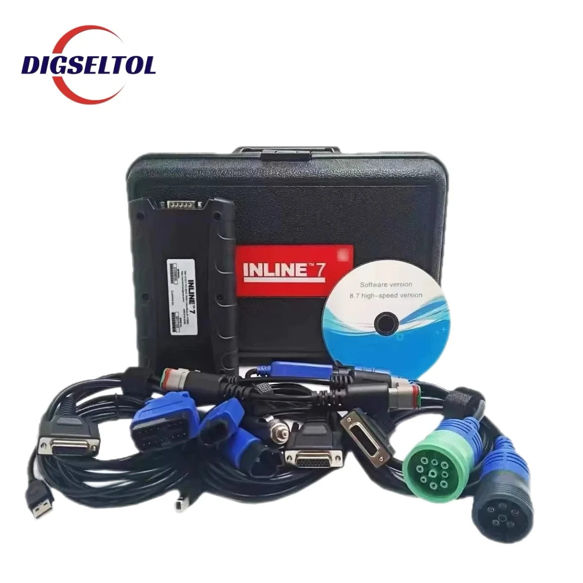 for INLINE7 V8.9 Software INLINE7  Scanner Diagnostic System Complete INLINE Heavy Duty Truck Diagnostic Tool