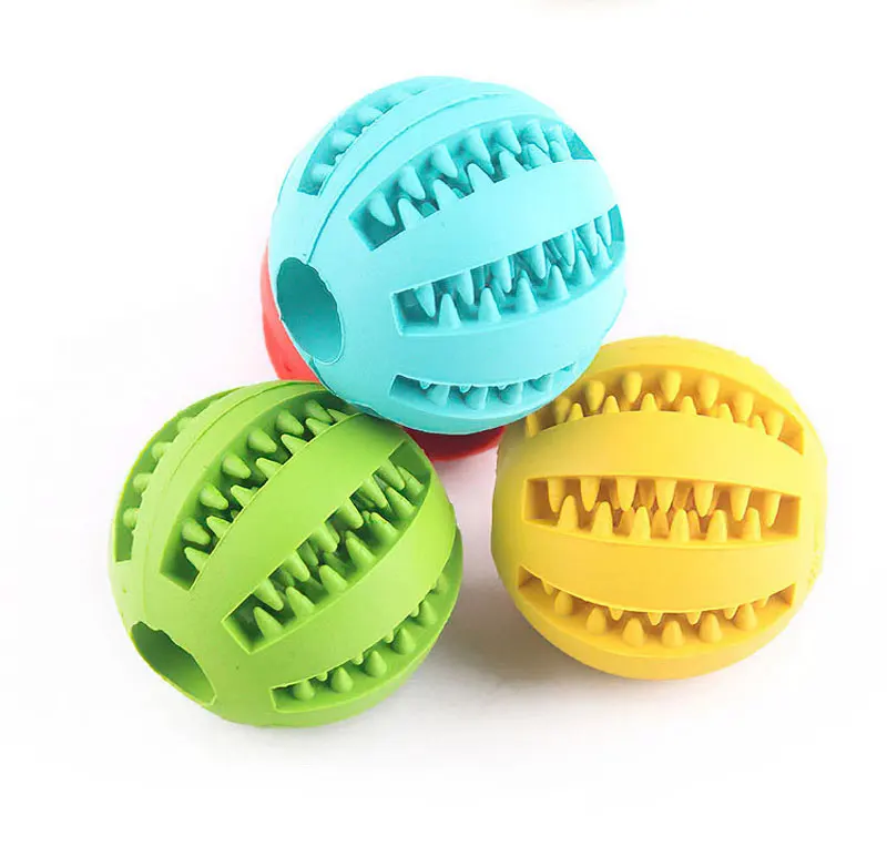 Hunde-Gummi-Leckball: Interaktiver Kau- und Zahnreinigungsball für Hunde – Trainings- und Langsam-Fressball für Haustiere – Detail 8