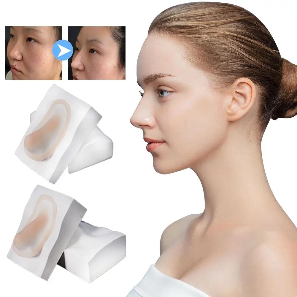 Silicone Fake Nose Cosplay Kit Reusable Silicone Fake Nose Kit Professional Halloween Comic Makeup Special Effects Tools Kit