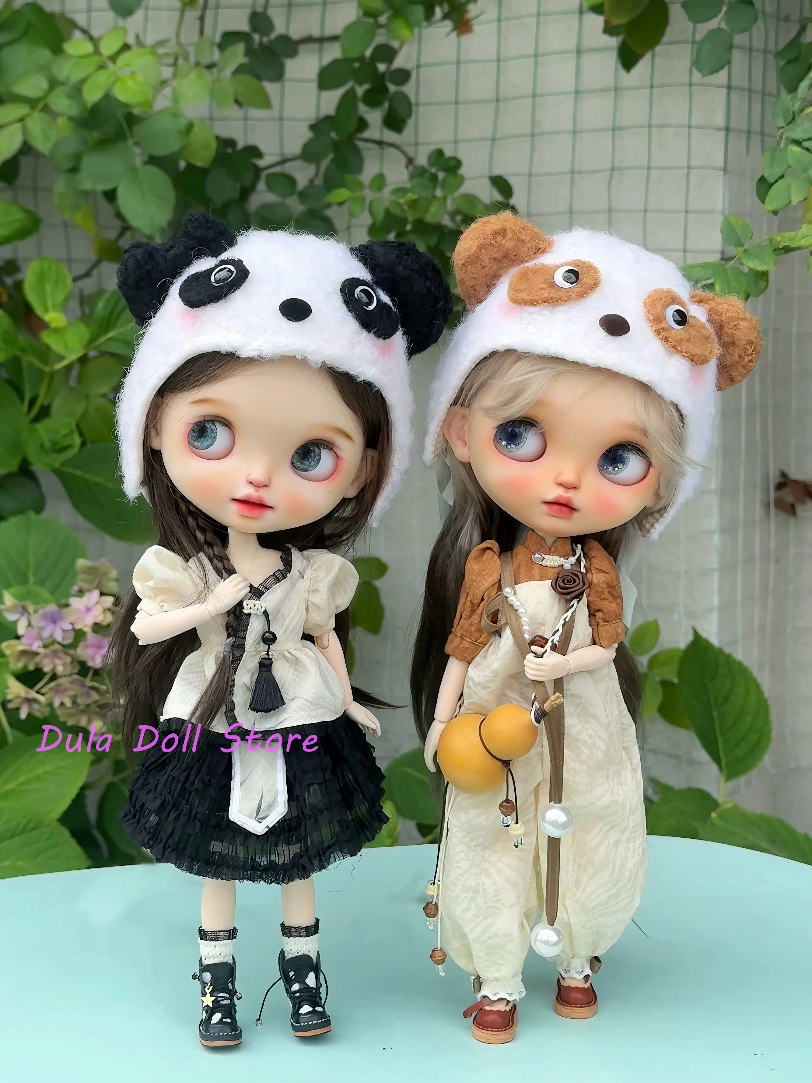 Dula Doll Clothes Dress Panda Theme skirt Blythe Qbaby ob24 ob22 Azone Licca ICY JerryB Bjd Doll