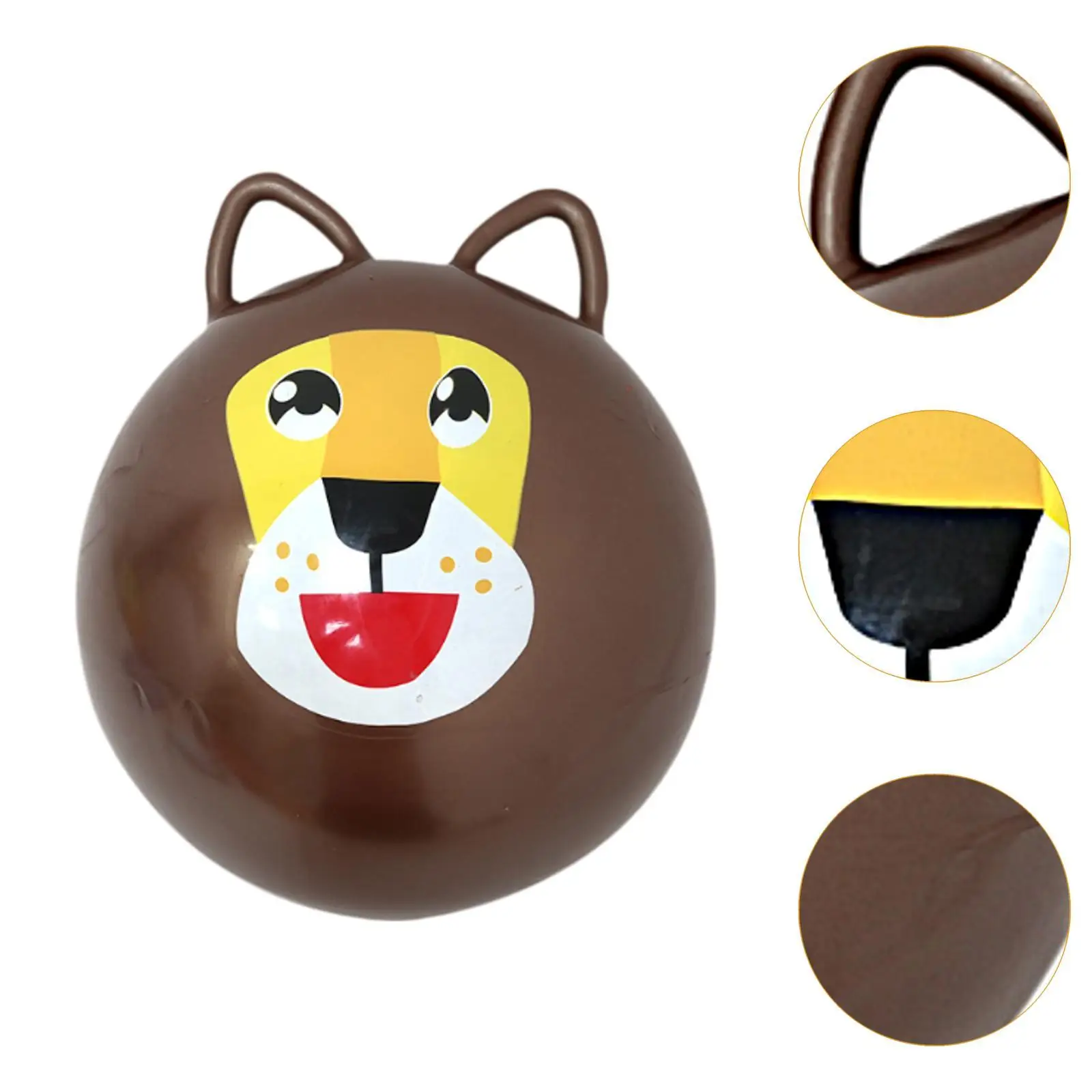 Jumping Ball Sports Hopping Ball Cartoon Kindergarten Jump Game for Boys Girls Cute with Handle 42cm Bouncy Ball Kids Toy