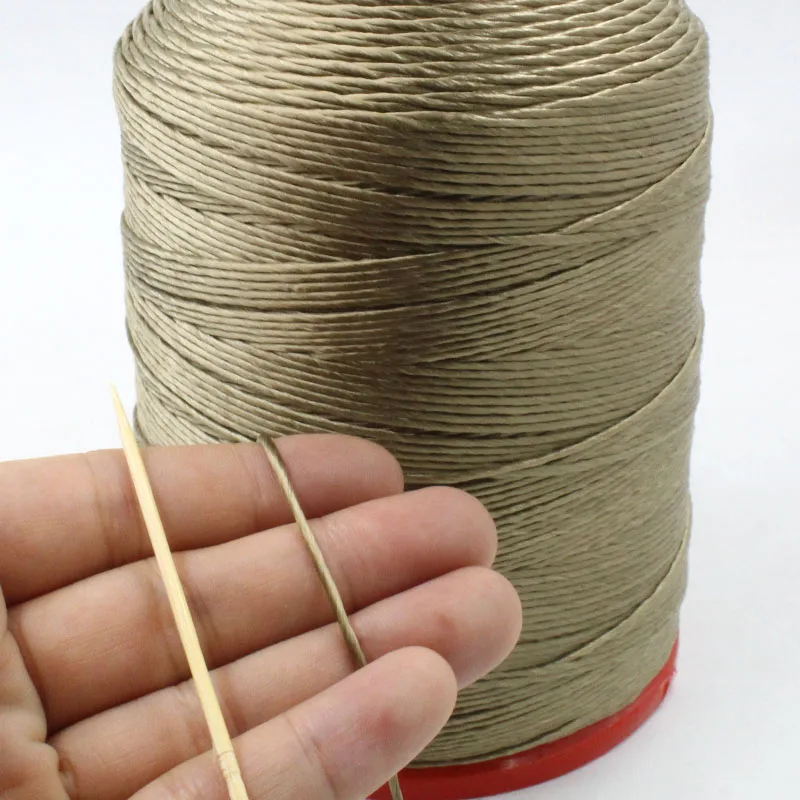 7000D/1strand Hand-sewn Hemp Wax Thread 1.5mm Polyester ,outsole Stitching Thread,handmade Yarn, Sewing Shoes，Durable and Sturdy