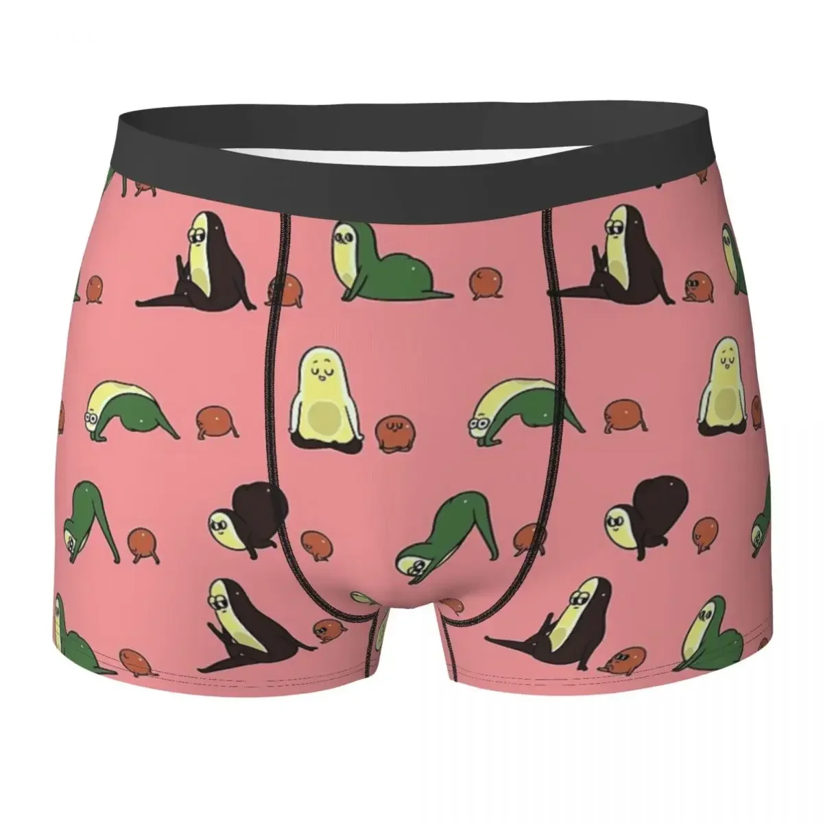 Boxer Unterhose Shorts Avocado Yogi Höschen Herren Bequeme Unterwäsche für Homme Mann Freund Geschenke