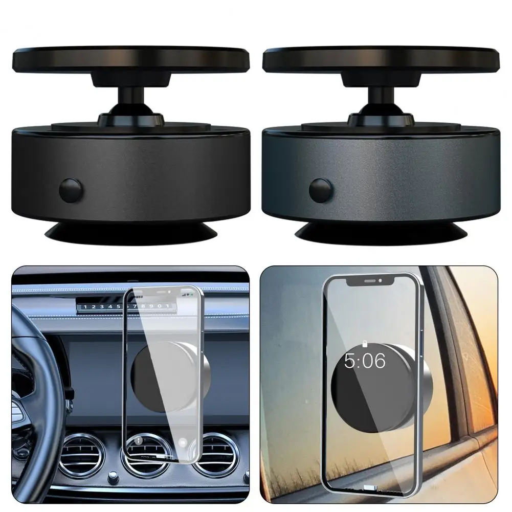 

Electric Vacuum Magnetic Suction Car Phone Mount 16 Magnets Car Cell Phone Holder Kitchen Gym Shower Smart Phone Holder