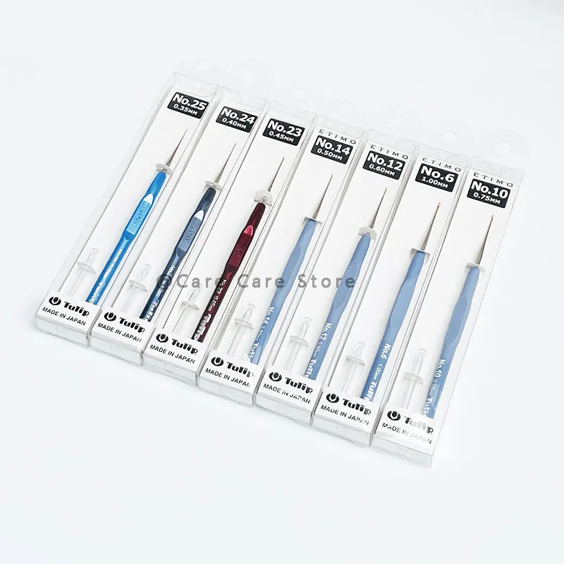 1Piece 0.35/0.4/0.45mm Tulip Crochet Needles Crochet Hooks Knitting Needles Crochet Embroidery Cross stitch Needles