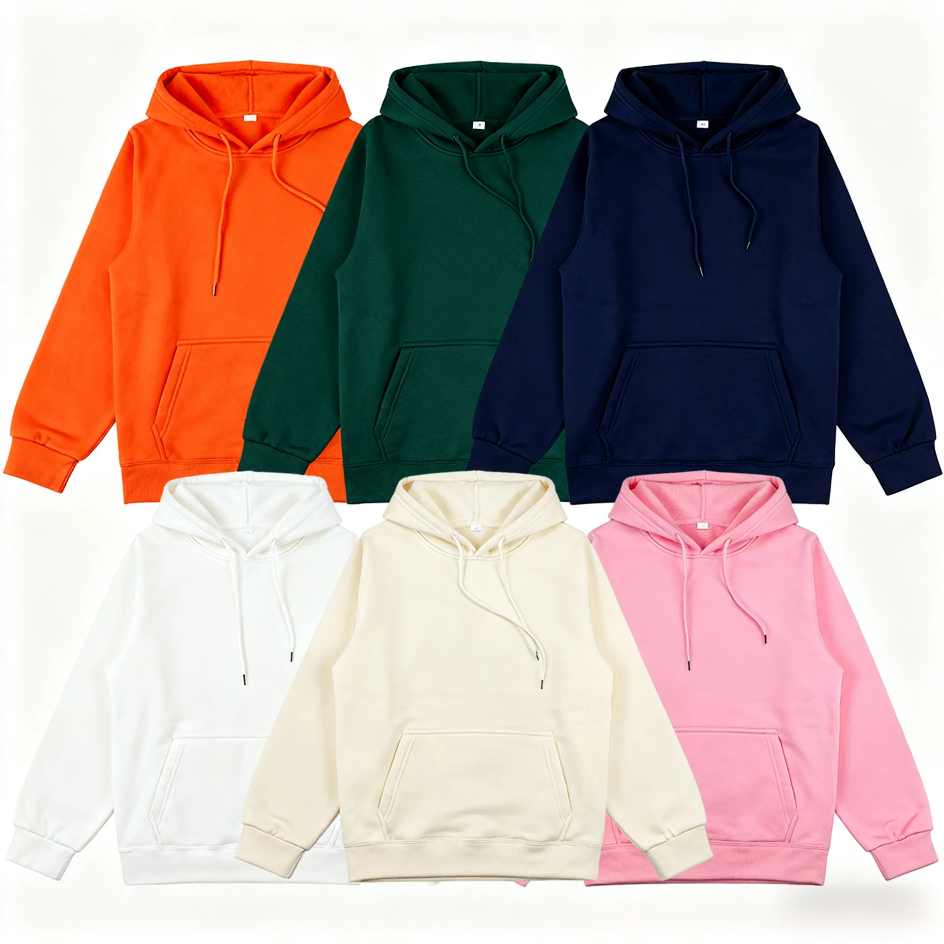 

Осень-зима 2025 г., новинка унисекс, модный модный брендовый повседневный свитер с капюшоном, спортивный однотонный свободный пуловер для бега