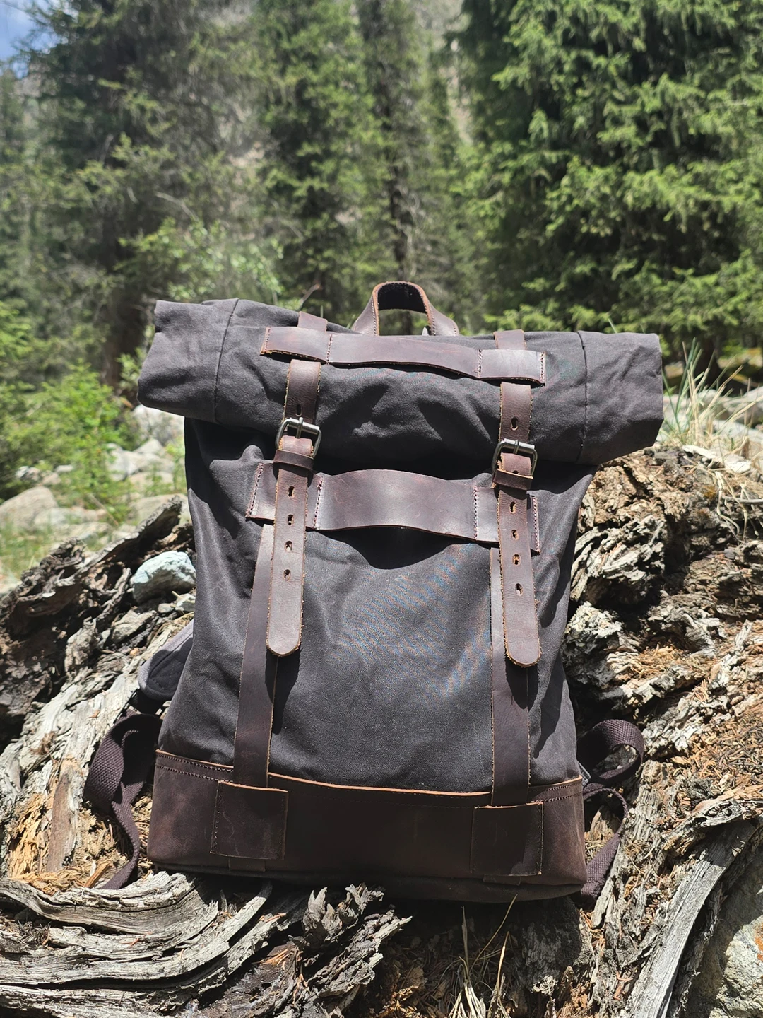 MUCHUAN Retro Canvas Large Cap - Canvas Backpack Casual recension och pris