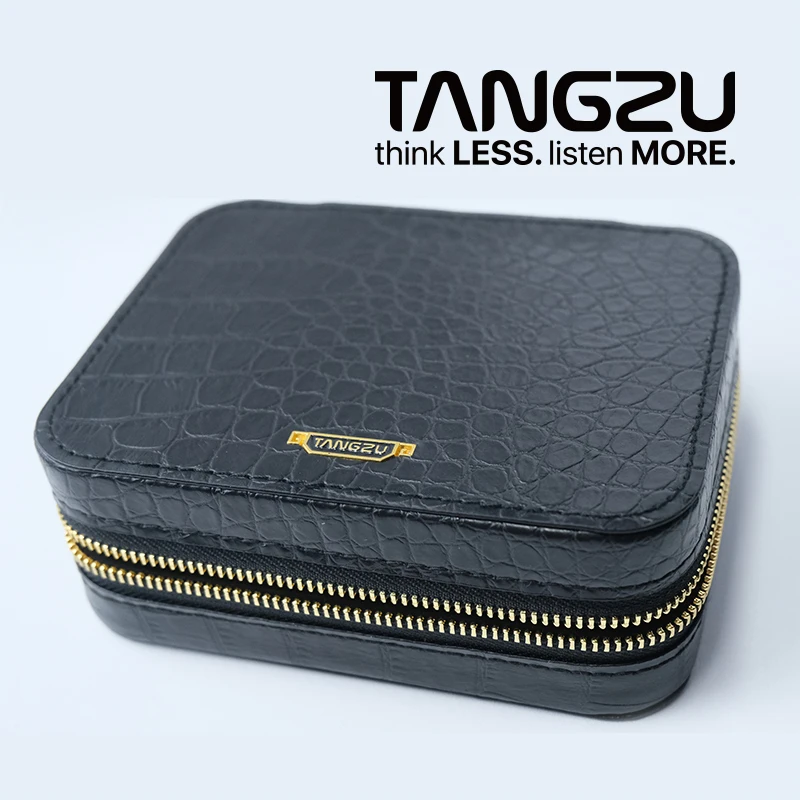 TANGZU Black Earphone Bag MAX HIFI Carrying Case Storage Accessories for IEMs Audio Adapters Eartips and Cables Nezha Bajie