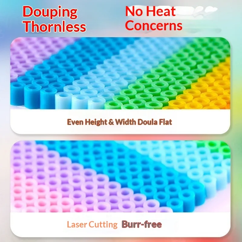 MARD 2.6mm mini fuse beads refill pack with 1000 pieces, DIY handmade 3D puzzle craft beads, matching bead template boards