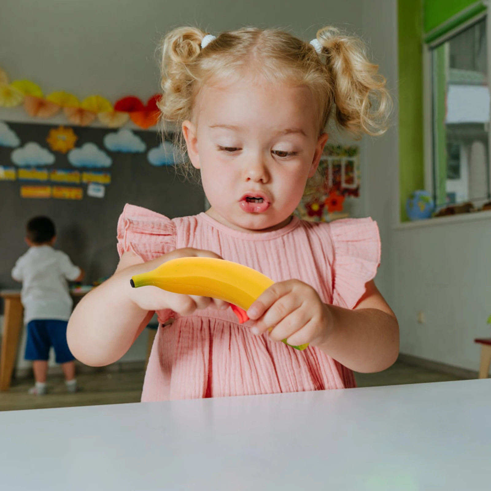 

2pcs Fruit Shaker Children Maraca Percussion Instrument Simulation Fruit Cognitive For Early Learning Musical Instrument Kids