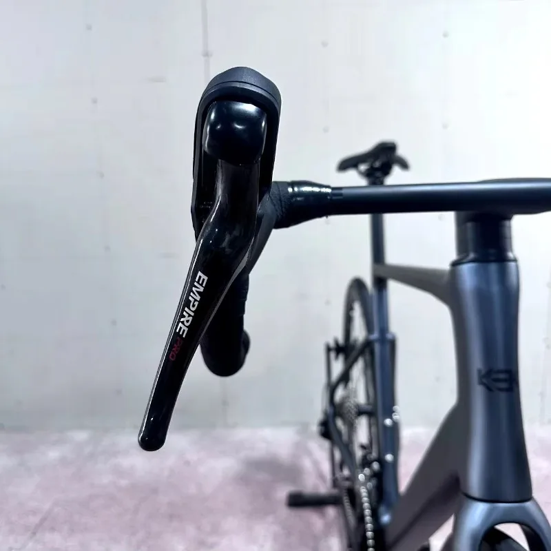 61cm Full Carbon Road Bike 24 Speed Carbon Wheels Integrated Handlebar Disc Brake 386BB Racing Bicycle Men Women Adult Racing view 3