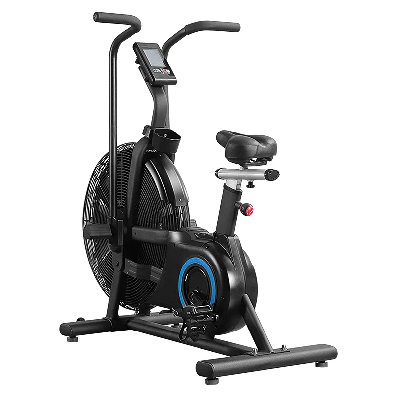 2026 Professional Gym Equipment Fitness Alloy Pedals Air Bike Exercise Spinning Bike 150KG Capacity Unisexpromote Sales