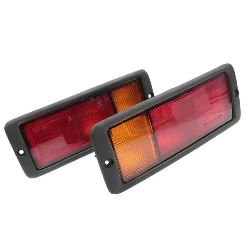 ABHX-For Pajero Montero 1992-1999 Rear Tail Light Lamp Set, Halogen Bumper Lights,Rear Fog Light, Brake Light