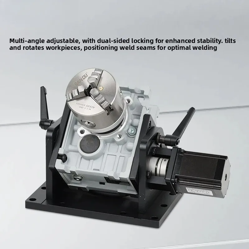 CNC Rotary Welding Positioner 50kg 100kg for Robot TIG Laser Seam Welding Fixture