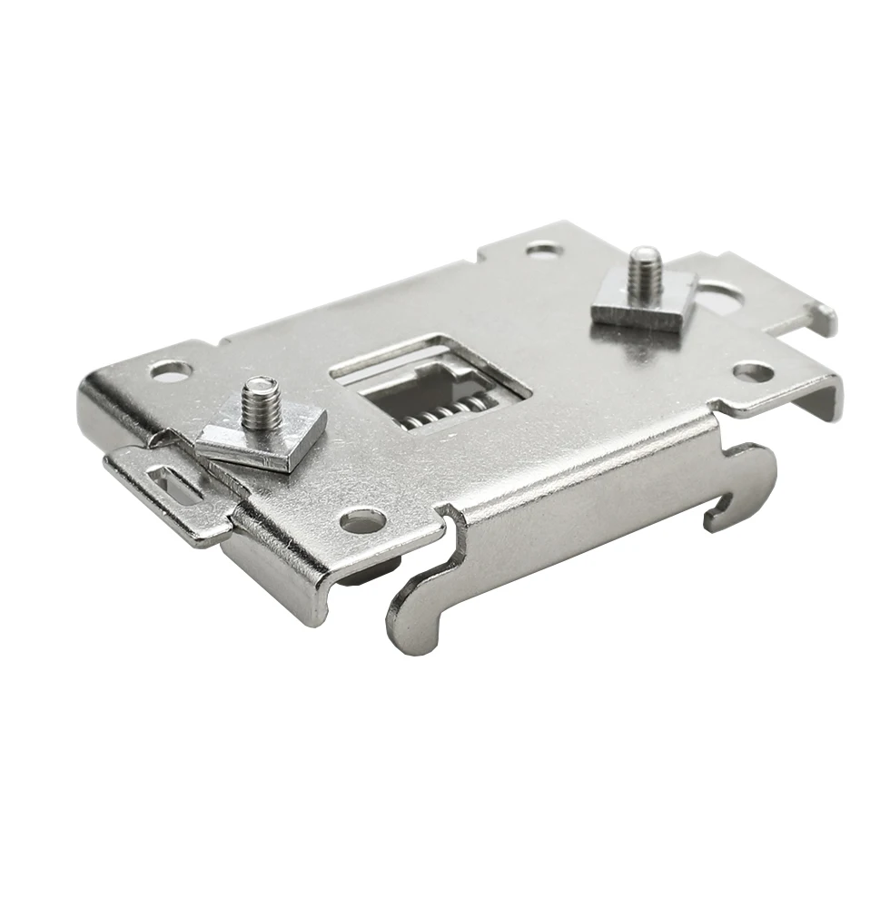 single phase SSR 35MM DIN rail fixed solid state relay clip clamp with 2 mounting screws
