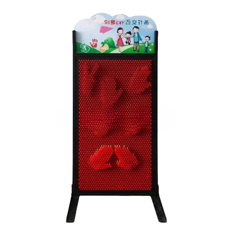 3D Pin Art Wall Same As Viral Works On Douyin, Ever-Changing Magic 3D Pin Wall, Creative Warm-up Amusement Facility For Malls