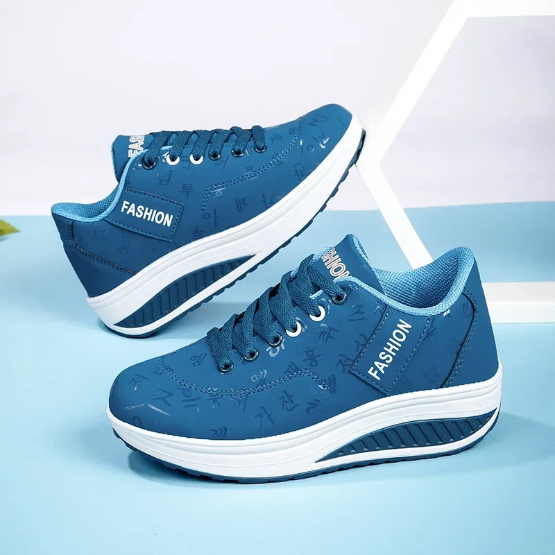 

Women shoes Outdoor Thick Bottom Casual Shoes Fashion Platform Women's sneakers Large Flat Bottom Walking Sports Shoes for women