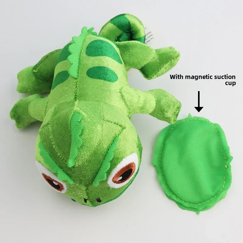 Tt-Bautiful and Vivid Pascal Rapunzel Chameleon Lying Shoulder Plushie Toy Stuffed Doll Plush Toys view 6