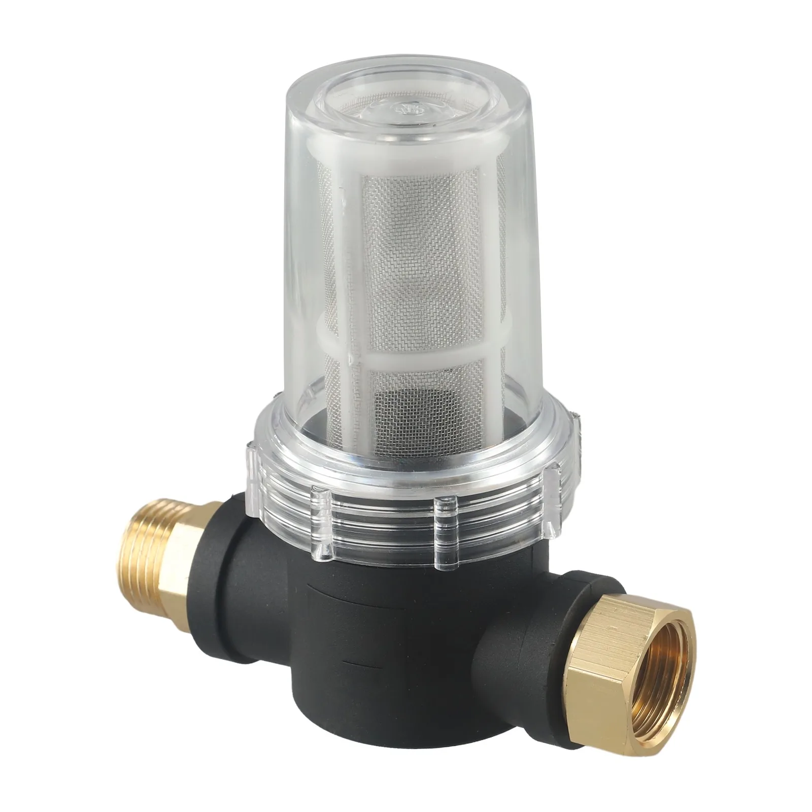 Avoid Clogging For Home Use Garden Hose Strainer Hose Connector Filter In-line Water Filter 3/4