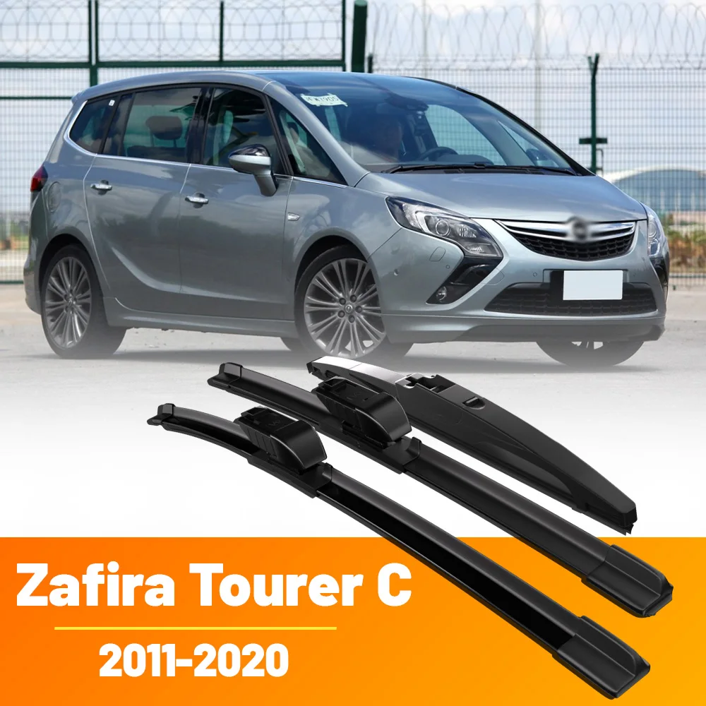 Scheibenwischer vorne und hinten, Set für Opel Zafira Tourer C 2011–2020, Windschutzscheibe, Windschutzscheibe, Fensterbürste, 30 Zoll + 28 Zoll + 14 Zoll