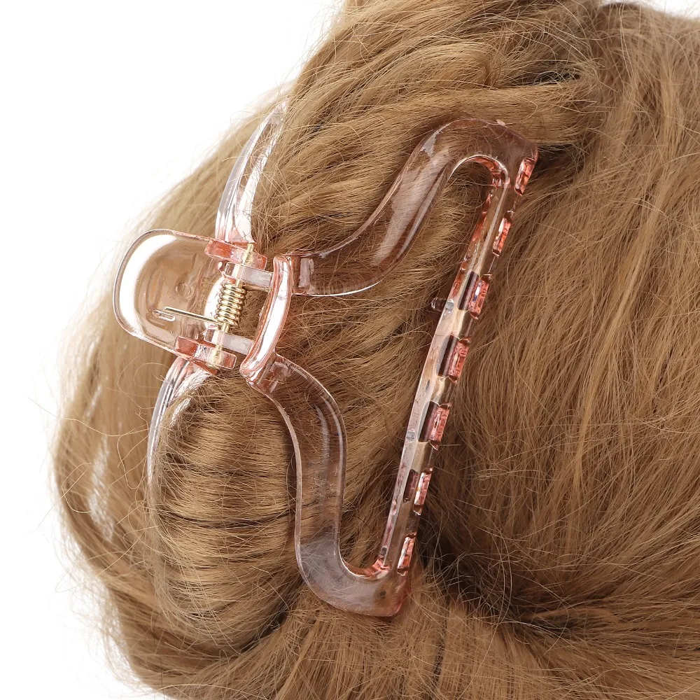 Hair Styling PS Hair Claw Clip Non Slip Design Strong Hold Non Slip Hair Clip Durable Lightweight Banana Claw Clip Daily Styling