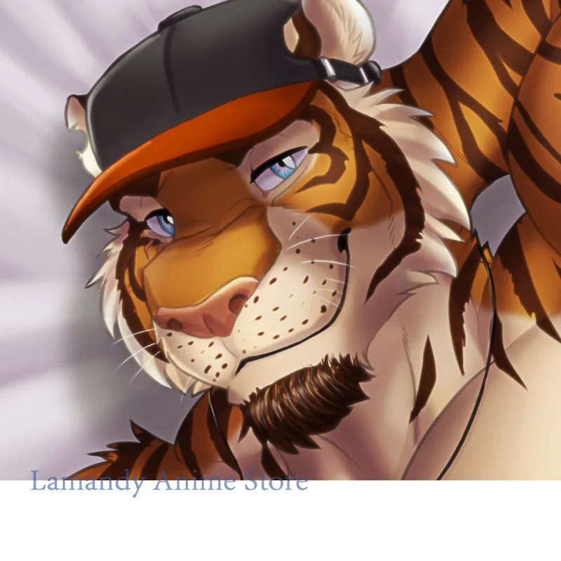 Dakimakura Anime Coach Night Tiger Double-Sided Print Pillowcase Life-Size Body Pillow Cover
