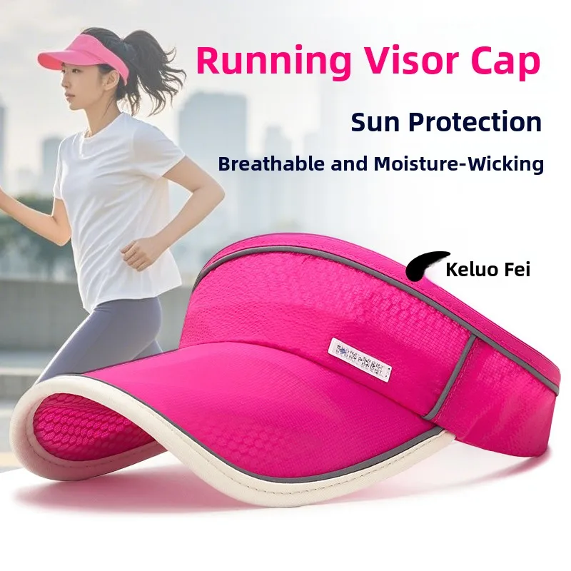 

Men's Running Special Empty Top Hat Sun Hat Ice Silk Sun Protection Cap Quick Dry Breathable Sports Duckbill Cap Youth Size