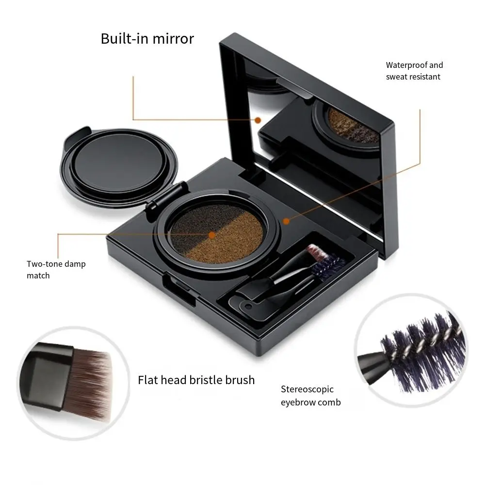 Long-Lasting Two-color Eyebrow Dye Cream Fast Drying Fadeless Eyebrow Powder Natural Durable Eyebrow Enhancers Women