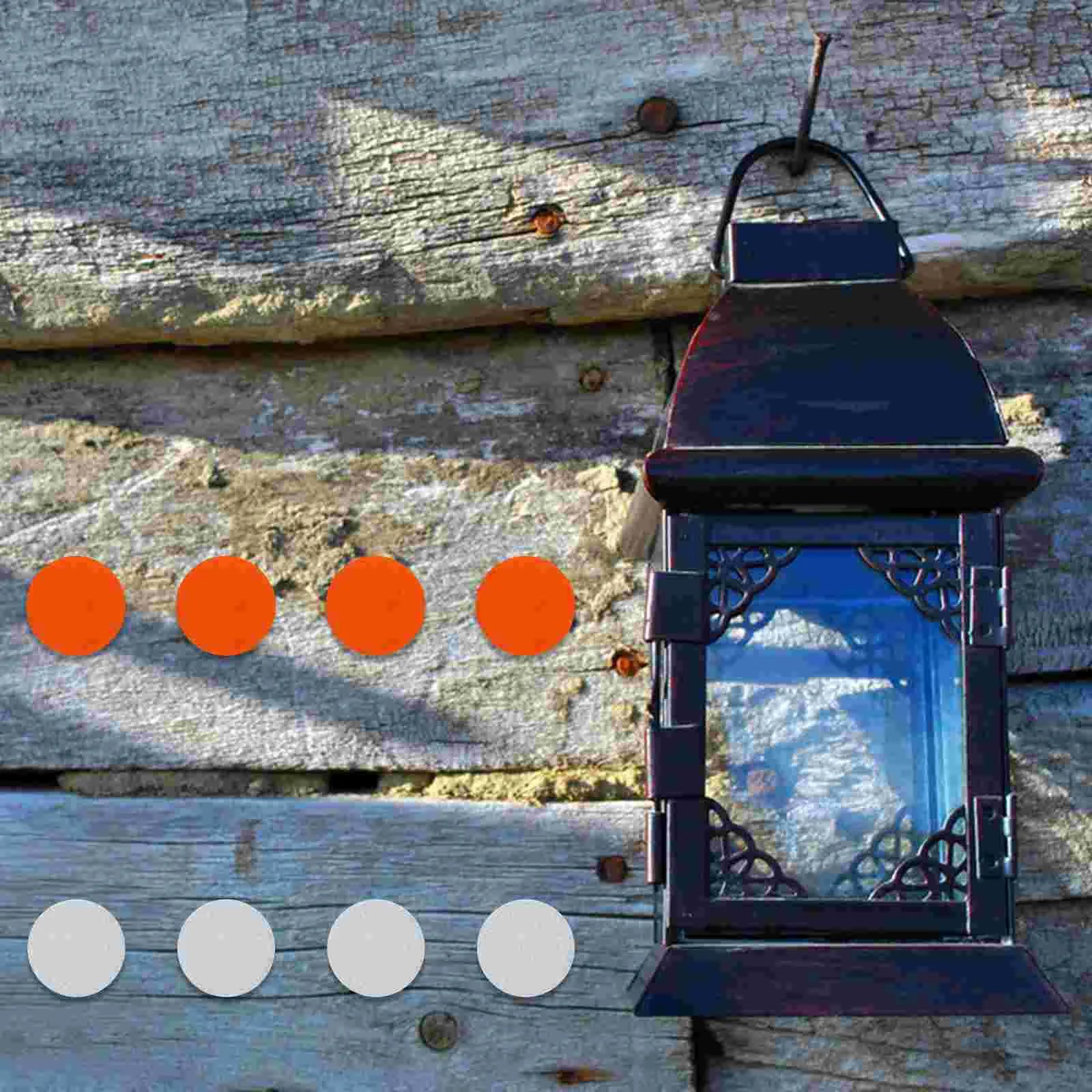 

2 Boxes Reflective Warning Button Trail Marking Tack Gear Large Thumb Tacks Trailer Markers Glow Pins Metal Travel