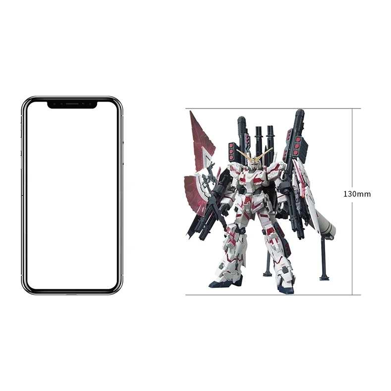 BANDAI Mobile Suit Gundam Unicorn HG Full Armed Unicorn Destroy Mode Model Kits 13cm 4543112894878 - view 4