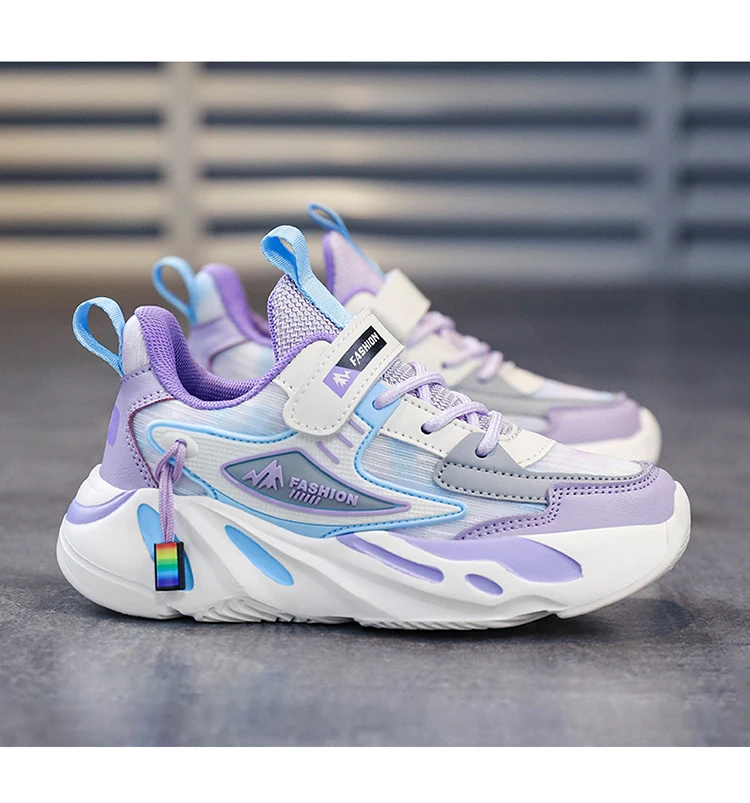 Mode Kinder Schuhe Mädchen Turnschuhe Schule Sport Sommer Mesh Atmungsaktiv Für Kinder Tennis Casual Schuhe – Detail 10