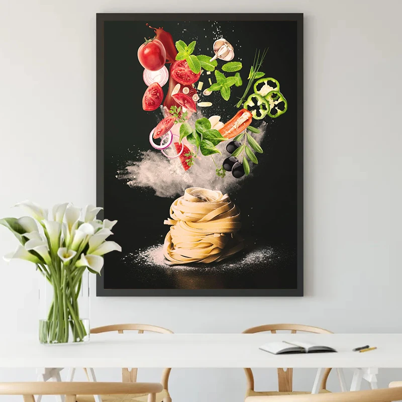 Gastronomy And Kitchen poster Food pictures restaurant decoration Canvas printing Wall decoration picture Home Room decoration