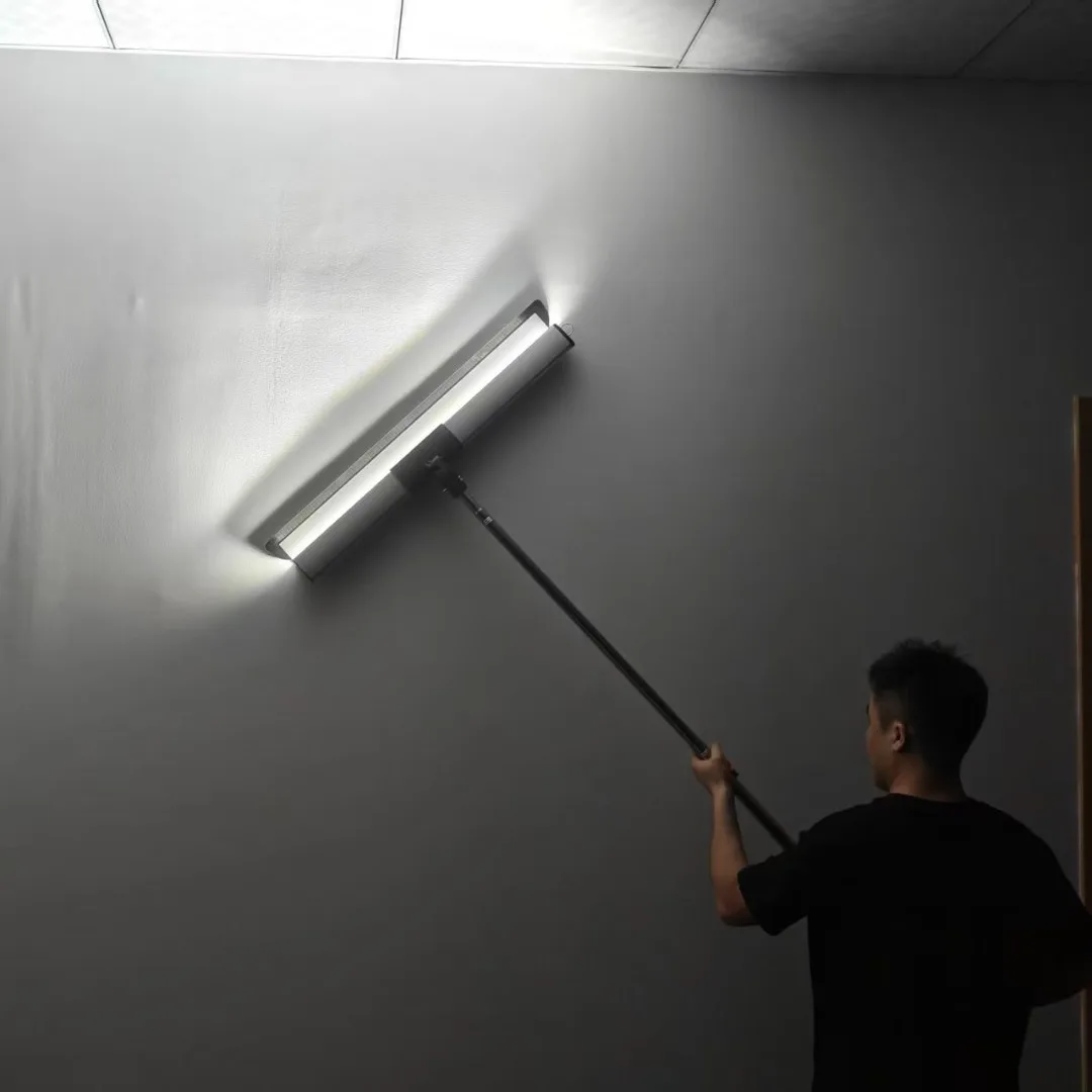 Drywall Screeding Putty Knife Stainless Steel Paint Scraper Wall Plastering Scraper Wall Plastering Tool with Acceptance Lamp