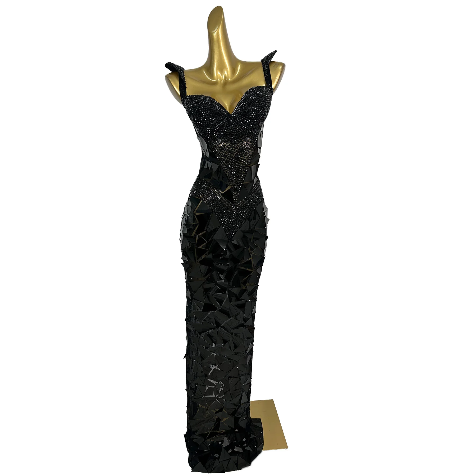 

Jingpianchangqun Elegant Women high-end Dress Geometric Lenses Diamond Suspender Skirt 15 Quinceanera Dress Cocktail Prom Gowns