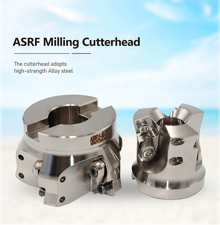 SUREWEL ASRF12 ASRF15 Fräskopf-Schneidwerkzeughalter 50 63 80mm für SDMT1205 SDMT1505 Einsätze Fräsgreifer – Detail 2