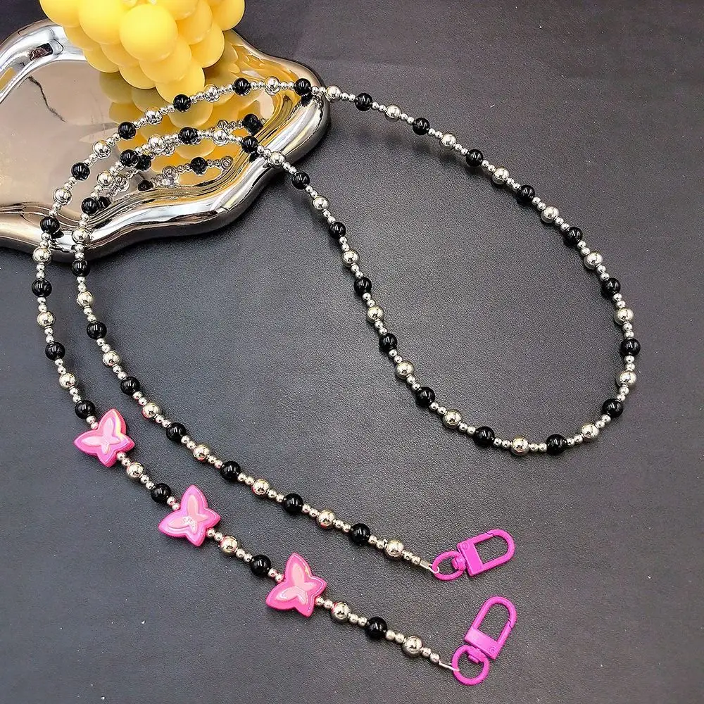 Anti-lost Mobile Phone Lanyard Butterfly Flower Multi-function Cell Phone Lanyard Portable Convenient Bag Chain