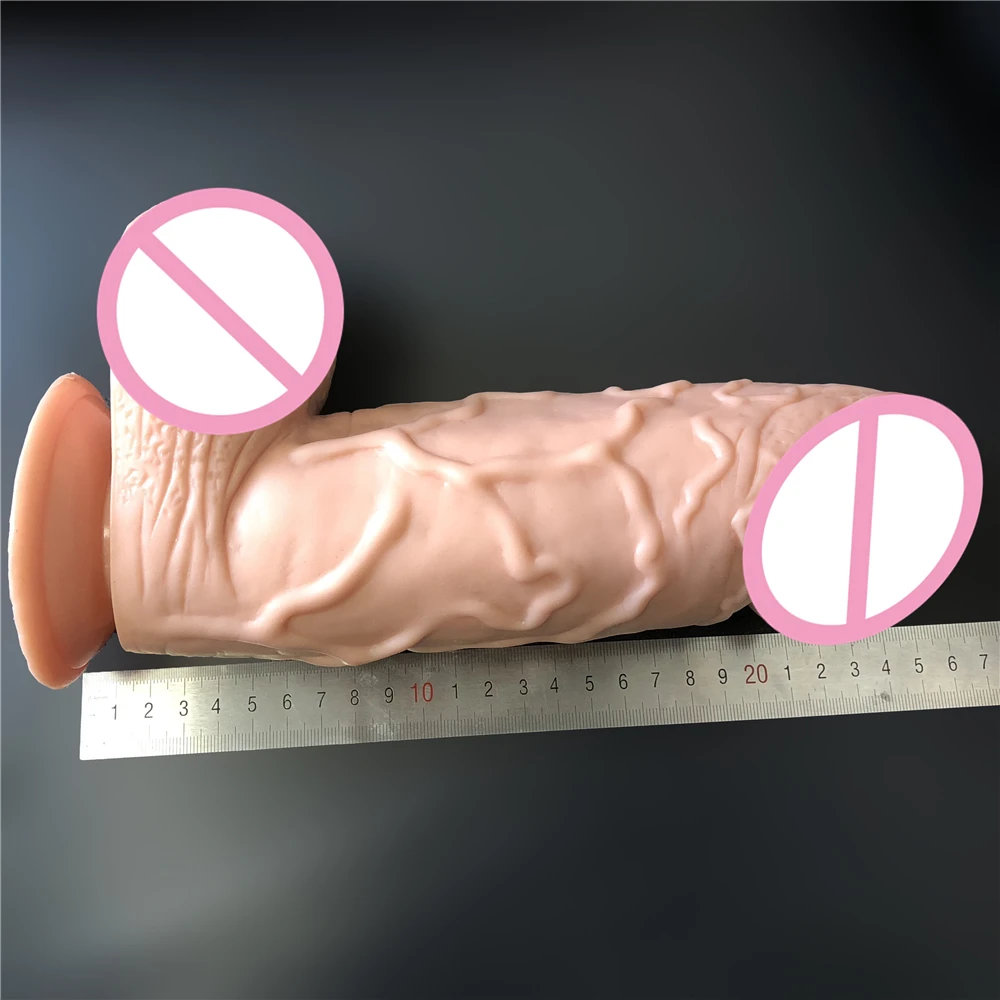 D: 7 CM super thick Dildo flesh/ black L:10.62\